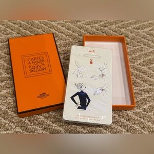 Hermès Orange Knotting Cards Set